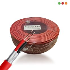 INCENDIO - Cable AWG18 BLINDA | 2x 1mm + T 0,50 | 100M | Rojo | 1518/2 - INNOVA