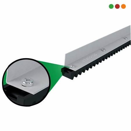 AUTOMATISMO - Motor / Cremallera de Aluminio | 1Mt | Dientes de ABS - INTELBRAS - Imagen 2