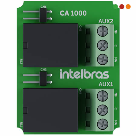 AUTOMATISMO - Motor / MODULO de 2 RELAY / PGM / CA 1000 - INTELBRAS - Imagen 4