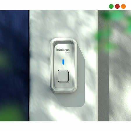 AUTOMATISMO - Pulsador Inalambrico BLANCO / BT 100 - INTELBRAS - Imagen 3