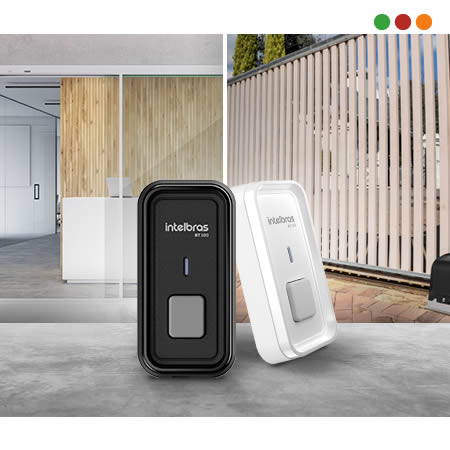 AUTOMATISMO - Pulsador Inalambrico NEGRO / BT 100 - INTELBRAS - Imagen 4