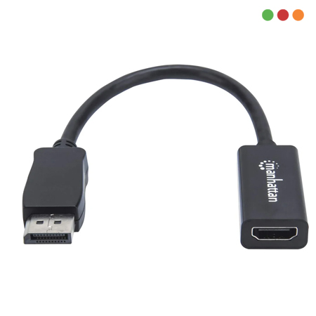 Adaptador DisplayPort M a HDMI H | Cable 15 cm | MANHATTAN - Imagen 3