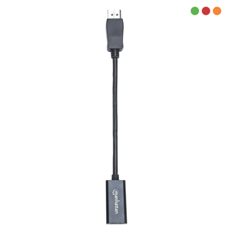 Adaptador DisplayPort M a HDMI H | Cable 15 cm | MANHATTAN - Imagen 4