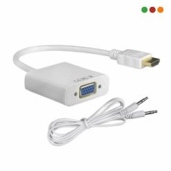 Adaptador HDMI M a VGA H c/audio Bolsita | Anbyte