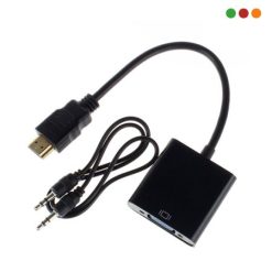 Adaptador HDMI M a VGA H c/audio Generico