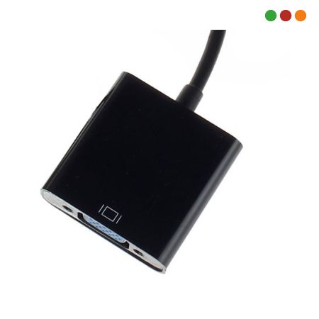 Adaptador HDMI M a VGA H c/audio Generico - Imagen 2