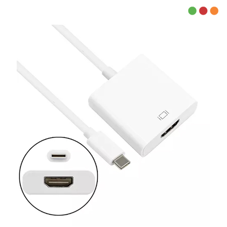 Adaptador USB C Macho a HDMI Hembra 15 cm | Anbyte - Imagen 4