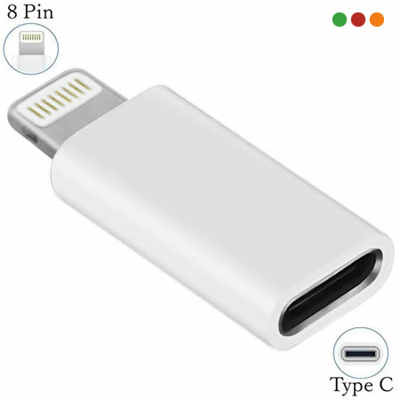 Adaptador USB C hembra a LIGHTNING iphone macho | Generico - Imagen 2