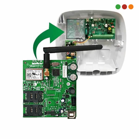 Alarma | Modulo GPRS y Ethernet para AMT4010 - XEG 4000 3G - Intelbras - Imagen 3