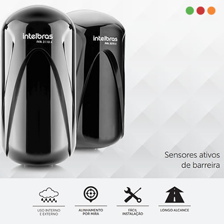 Alarma | Sensor BARRERA | IVA 3070 X - 2 ASES / 70 Mts | INTELBRAS - Imagen 2