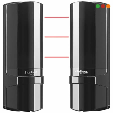 Alarma | Sensor BARRERA | IVA 9100 TRI - 3 ASES / 100 Mts | INTELBRAS