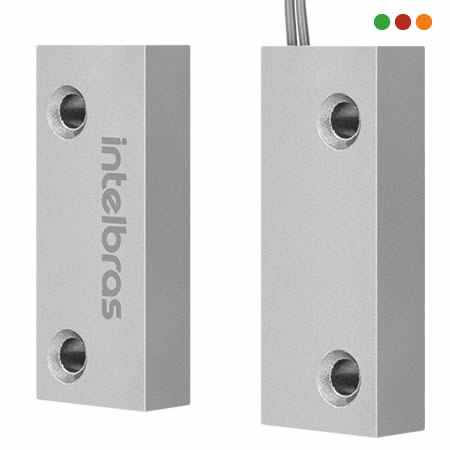 Alarma | Sensor Magnetico Externo XAS PORTA ACO MINI | Intelbras - Imagen 2