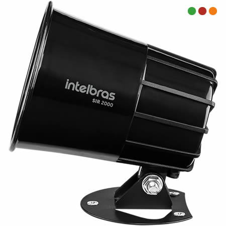 Alarma | Sirena Magnetic. 115 dB / NEGRA SIR 2000 | 1 Tono | Anti-UV INTELBRAS - Imagen 2