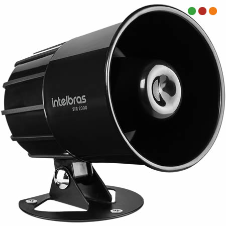 Alarma | Sirena Magnetic. 115 dB / NEGRA SIR 2000 | 1 Tono | Anti-UV INTELBRAS - Imagen 3