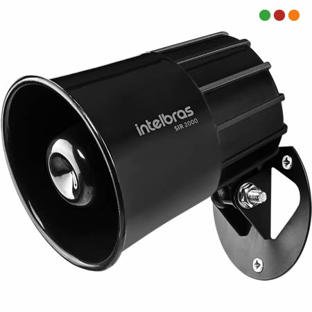 Alarma | Sirena Magnetic. 115 dB / NEGRA SIR 2000 | 1 Tono | Anti-UV INTELBRAS - Imagen 4