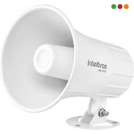 Alarma | Sirena Magnetic. 120 dB / BLANCA SIR 3000 | 1 Tono | Anti-UV INTELBRAS - Imagen 2