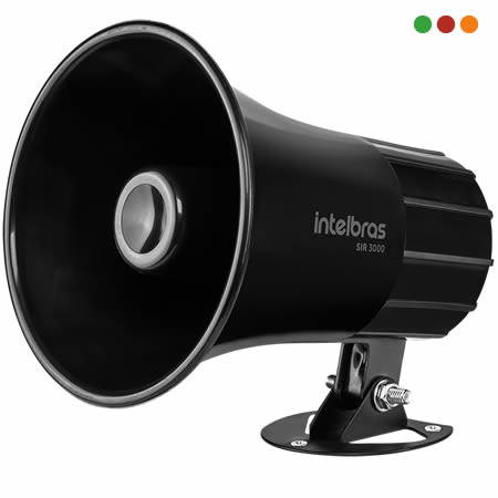 Alarma | Sirena Magnetic. 120 dB / NEGRA SIR 3000 | 1 Tono | Anti-UV INTELBRAS - Imagen 3