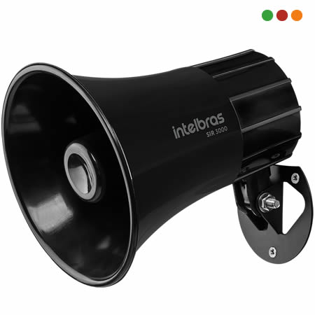 Alarma | Sirena Magnetic. 120 dB / NEGRA SIR 3000 | 1 Tono | Anti-UV INTELBRAS - Imagen 4