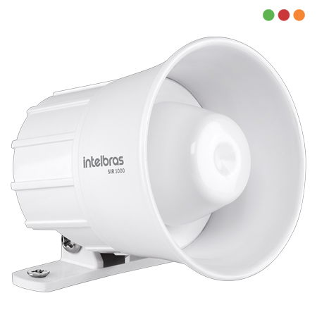 Alarma | Sirena Piezoeléc. 105 dB / BLANCA SIR 1000 | 1 Tono | Anti-UV INTELBRAS - Imagen 4