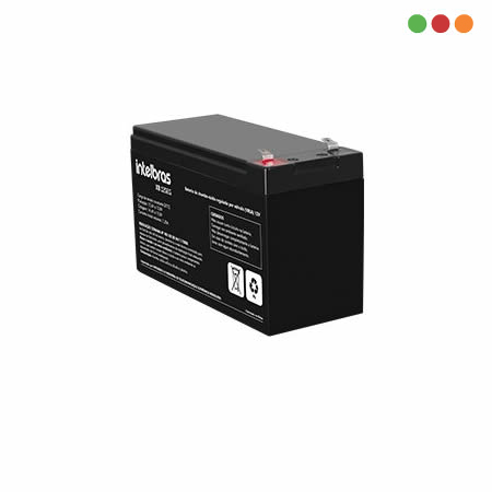 Bateria de 12V 4,5 Amp - F1 - XB 12SEG - INTELBRAS - Imagen 2