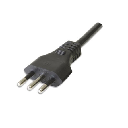 Cable Alim. Macho (C13) a 3 en Linea | 1,8 Mts. 0,75 mm Manhattan - Imagen 3