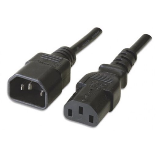Cable Alim. Macho (C13) a Hembra (C14) | 1,8 Mts. 0,75 mm Anbyte