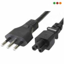 Cable Alim. Mickey (C5) a 3 en Linea | 1,5 Mts. 0,75 mm | Anbyte