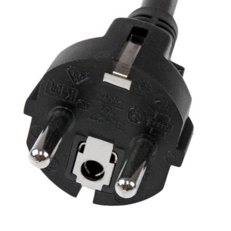 Cable Alim. Mickey (C5) a Schuko derecho | 1,8 Mts. 0,75 mm Manhattan - Imagen 2