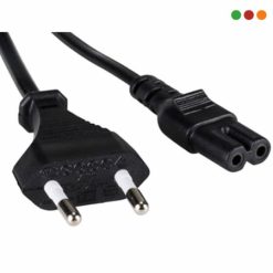 Cable Alim. Tipo 8 (C7) a 2 en Linea | 1,8 Mts. | Manhattan
