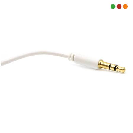 Cable Audio 1 Spica 3,5" Macho a 2 Spica 3,5" Hembra OEM - Imagen 2