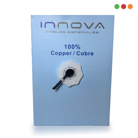 Cable BLINDADO - BUS de DATOS AWG22 6x0,80 MULTIFI + Tierra 150 Mts | CSC22E/6 - Imagen 2