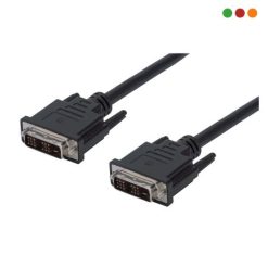 Cable DVI-D macho/macho 18+1 Pines 1,8 mts Manhattan