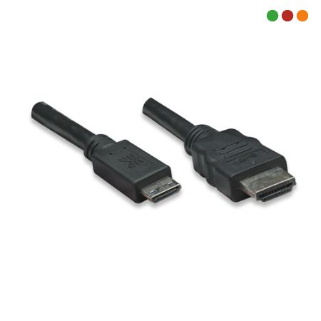 Cable HDMI a mini HDMI macho/macho 1,8 mts Manhattan - Imagen 2