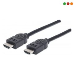 Cable HDMI macho/macho 1,8 mts 4K Blindado | Manhattan