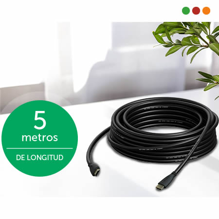 Cable HDMI macho/macho 5 mts | 4K | Triple Blindaje | CH 2005 - INTELBRAS - Imagen 2