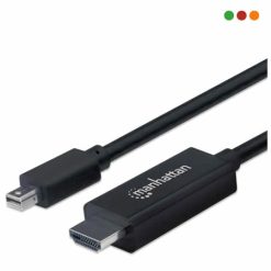 Cable Mini DisplayPort Macho a HDMI Macho 4K @ 60Hz - 3 M | MANHATTAN