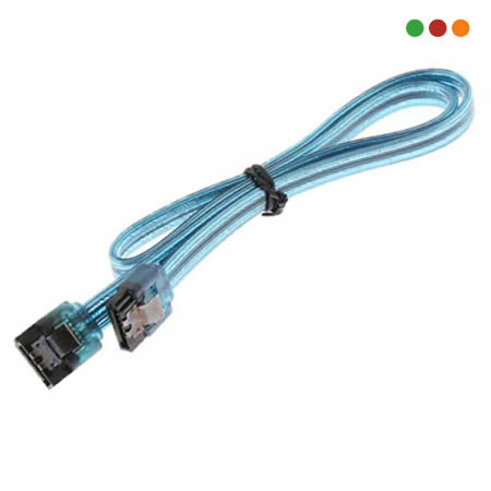 Cable SATA 3,0 / 6 Gbps / 40 cm / c/tranca | Anbyte - Imagen 2