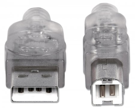 Cable USB 2.0 A/B 1,8 mts - Para impresora - Manhattan - Imagen 3