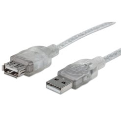 Cable USB 2.0 Extension 3,0 mts Manhattan