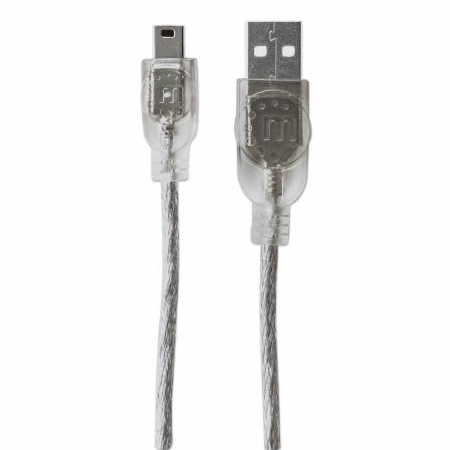 Cable USB 2.0 a Mini 5 pin 1,8 mts Manhattan - Imagen 3