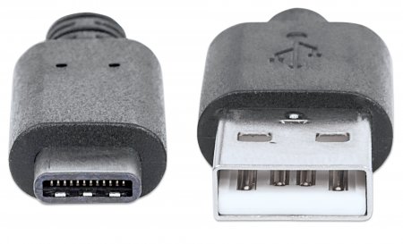 Cable USB C a USB A macho/macho 1,0 mts Manhattan - Imagen 3