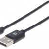 Cable USB C a USB A macho/macho 2,0 mts Manhattan
