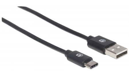 Cable USB C a USB A macho/macho 2,0 mts Manhattan - Imagen 2