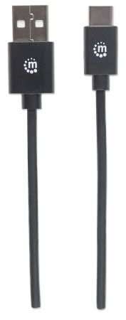 Cable USB C a USB A macho/macho 2,0 mts Manhattan - Imagen 4