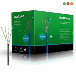 Cable UTP Cat 5e EXTERIOR / 100% Cobre / Negro / 305 mts.| IL5CPT | Intelbras