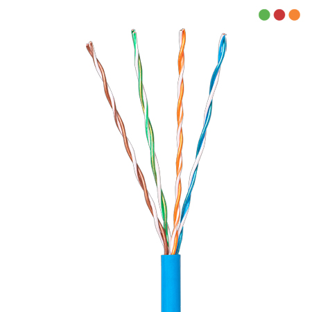 Cable UTP Cat 5e INTERIOR / 100% Cobre / Azul / 305 mts. IL5CAZ| Intelbras - Imagen 2