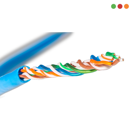 Cable UTP Cat 5e INTERIOR / 100% Cobre / Azul / 305 mts. IL5CAZ| Intelbras - Imagen 3