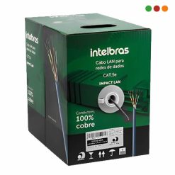 Cable UTP Cat 5e INTERIOR / 100% Cobre / Gris / 305 IL5CCZ mts. | Intelbras