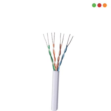 Cable UTP Cat 5e INTERIOR / Blanco / CCA / 305 mts / MC8CBR | INTELBRAS - Imagen 2