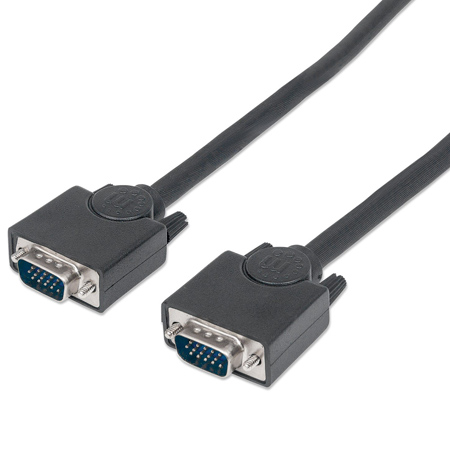 Cable VGA macho/macho 4,5 mts Blindado Manhattan